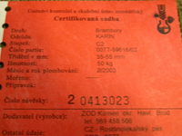 Img. 17 - 1 : Nvska na expedovan certifikovan sadb brambor